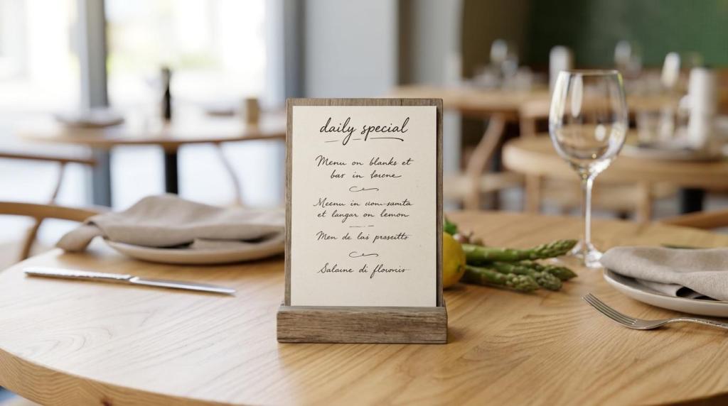 italian menu
